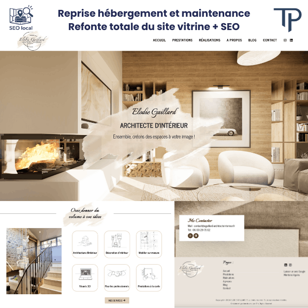 Site vitrine Elodie Gaillard