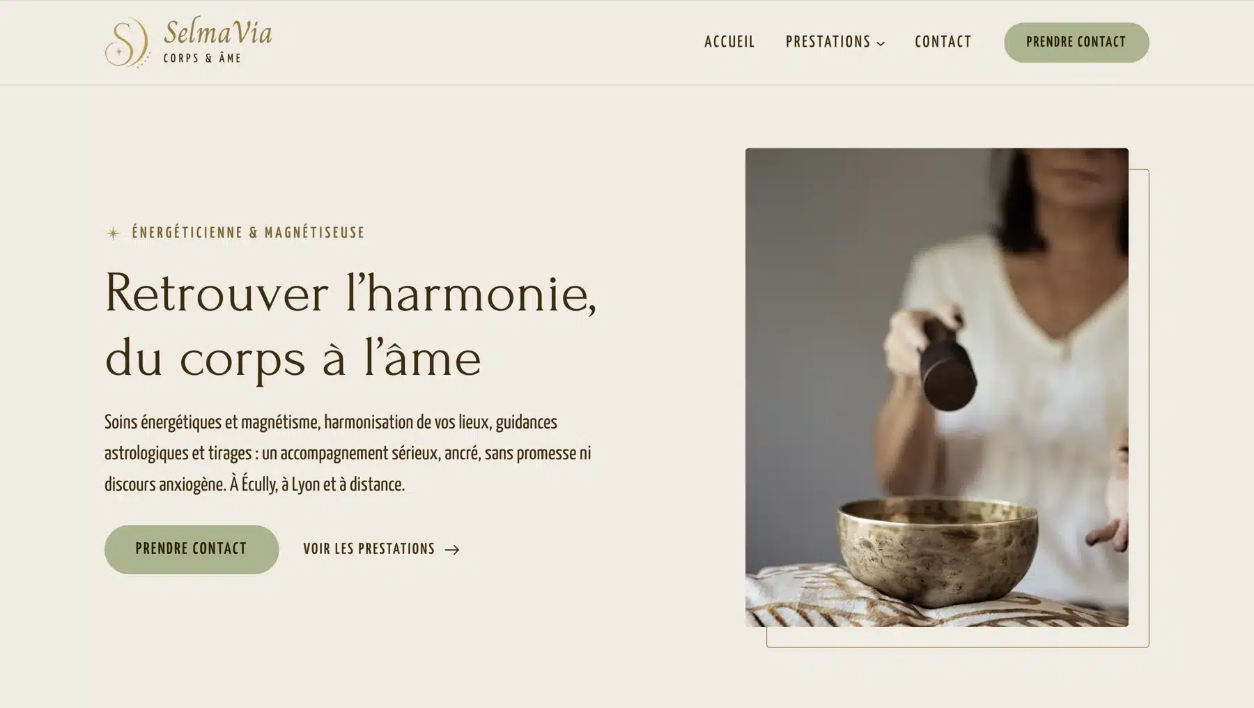 Page d’accueil du site SelmaVia